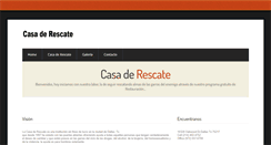 Desktop Screenshot of casaderescate.org